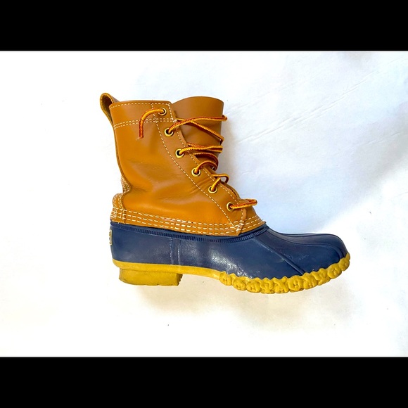 Women’s 8” Navy LL Bean boots ‘Duck Boots’ - Picture 3 of 6